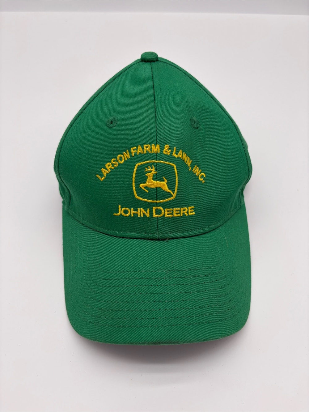 John Deere Green Larson Farm & Lawn Baseball Hat
